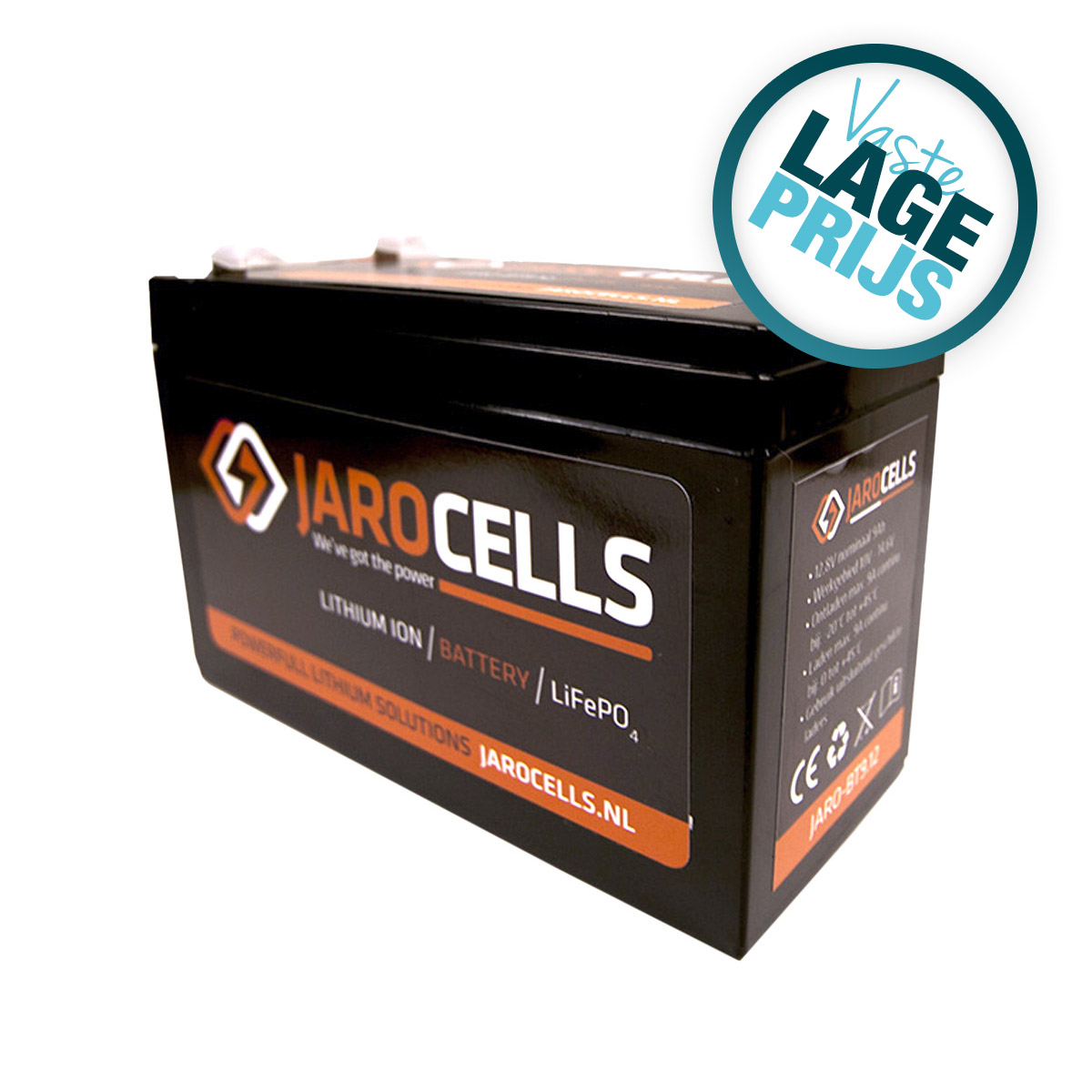 Jarocells Lithium Accu 12V9Ah