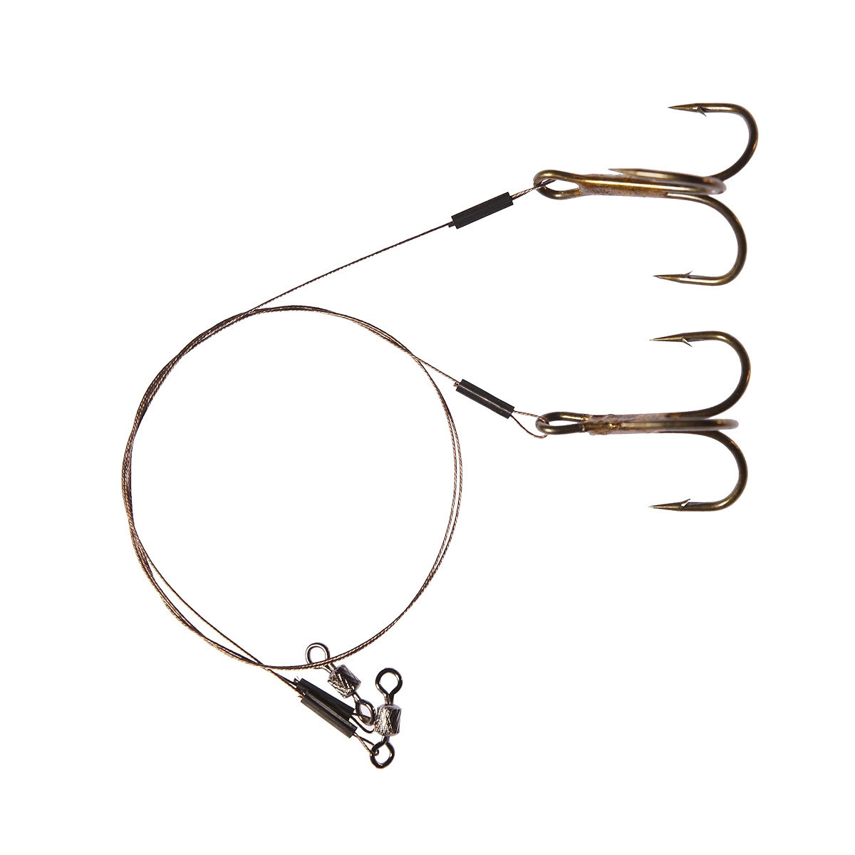 Dragon Single Treble Hook Leader 40CM 13KG Size 2