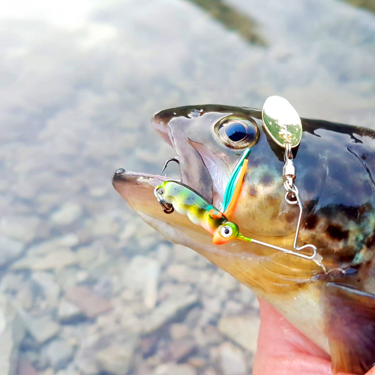 Spro Larva Micro Spinnerbait Treble Hook