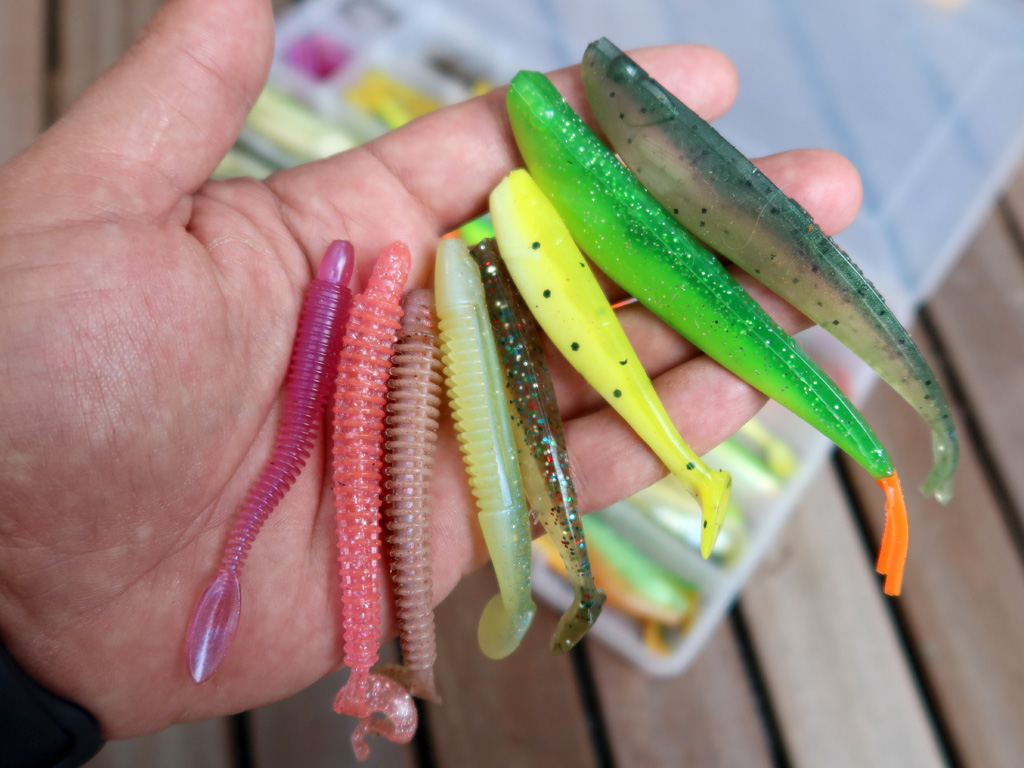 Kunstaas voor het vissen met een dropshot