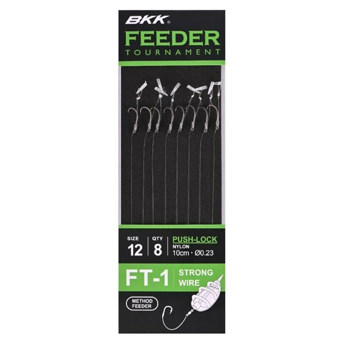 BKK Feeder Tournament FT-1 Push-Lock Rigs