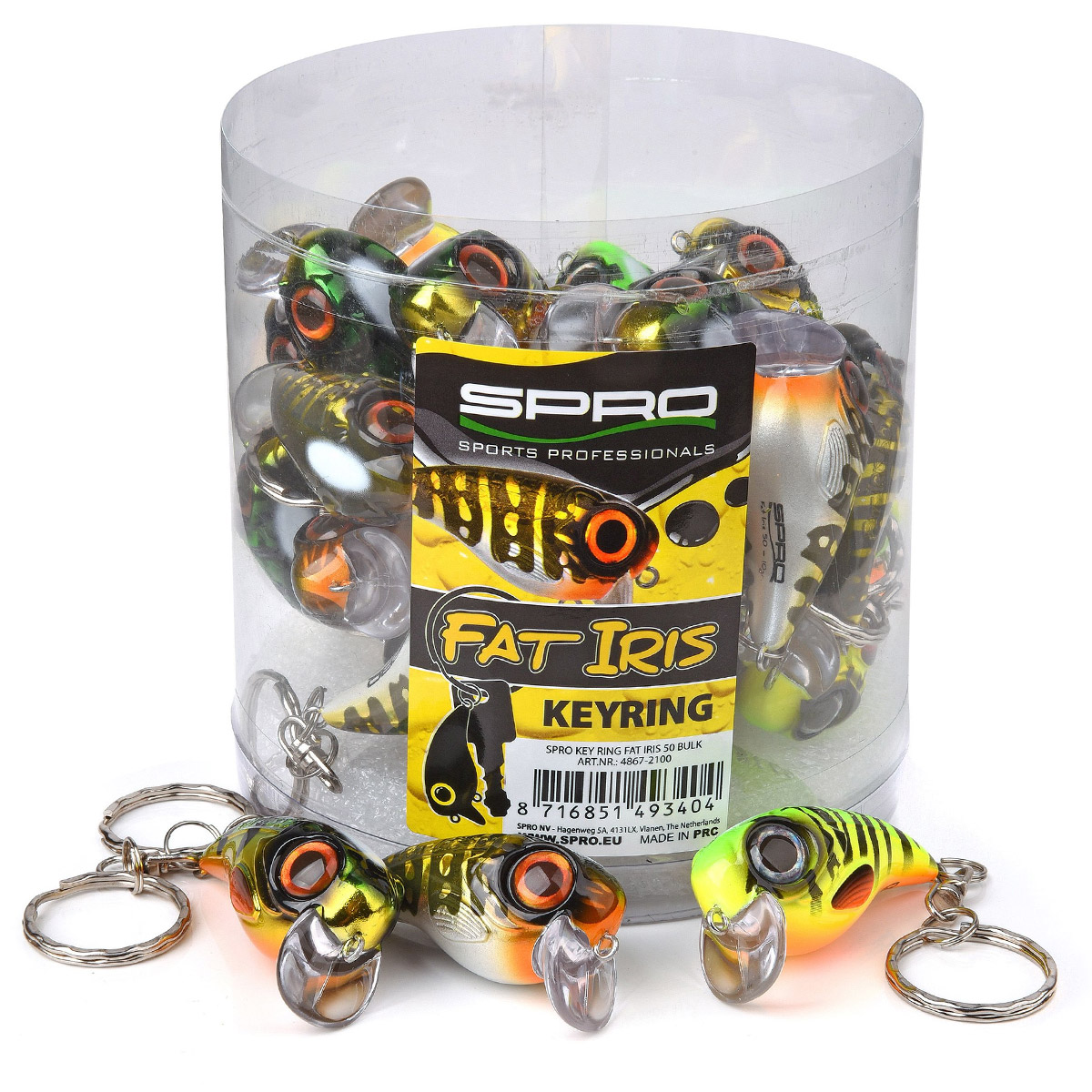 Spro Fat Iris 50 Key Ring