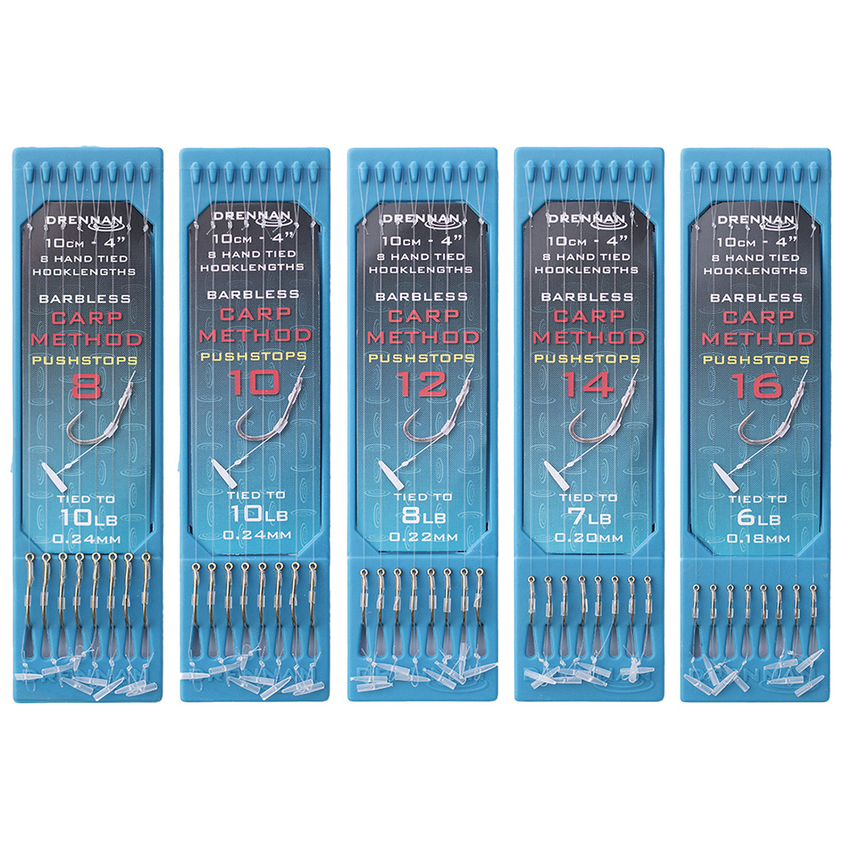 Drennan Hooklength Plate Barbless Carp Method Pushstops