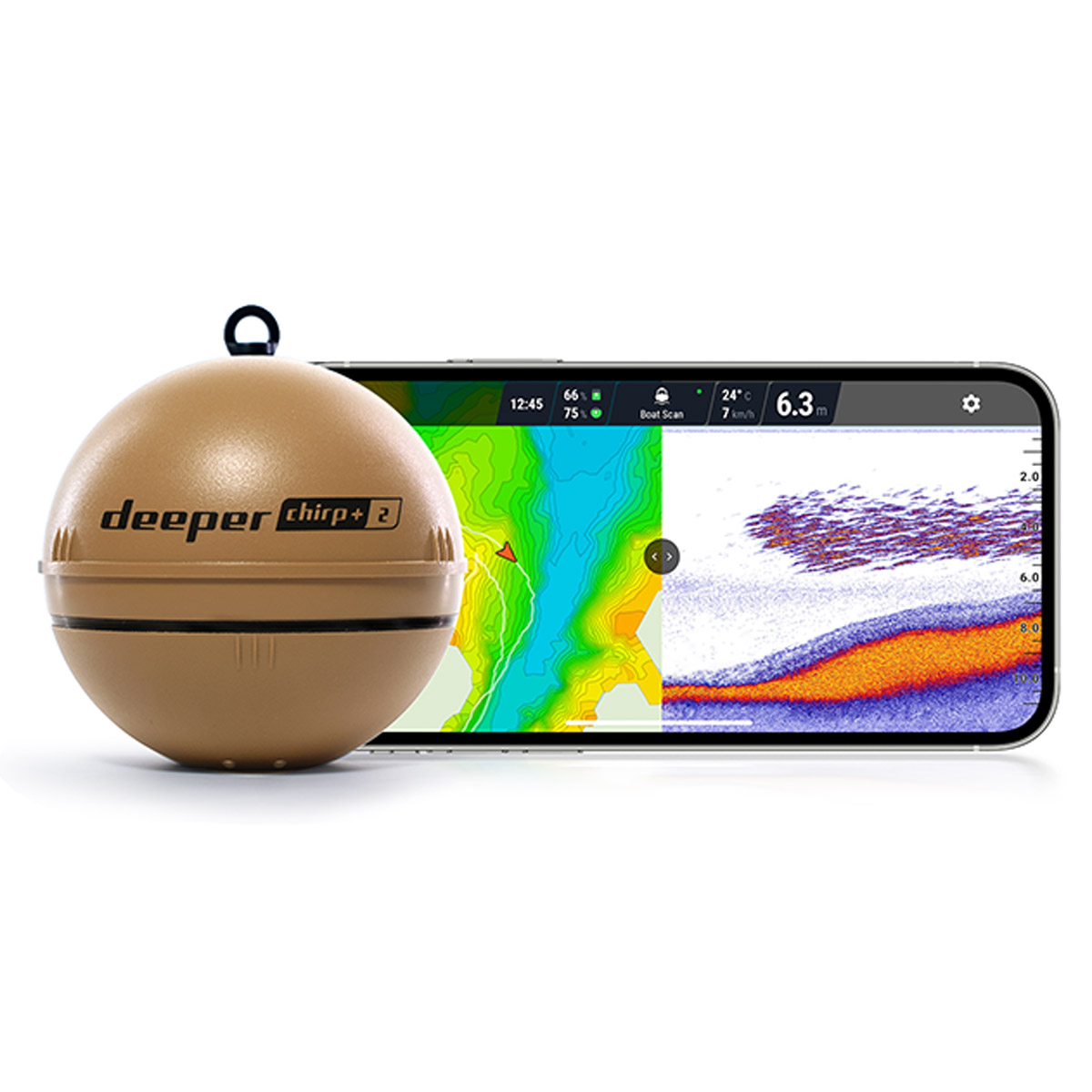 Deeper Fishfinder Chirp+ 2