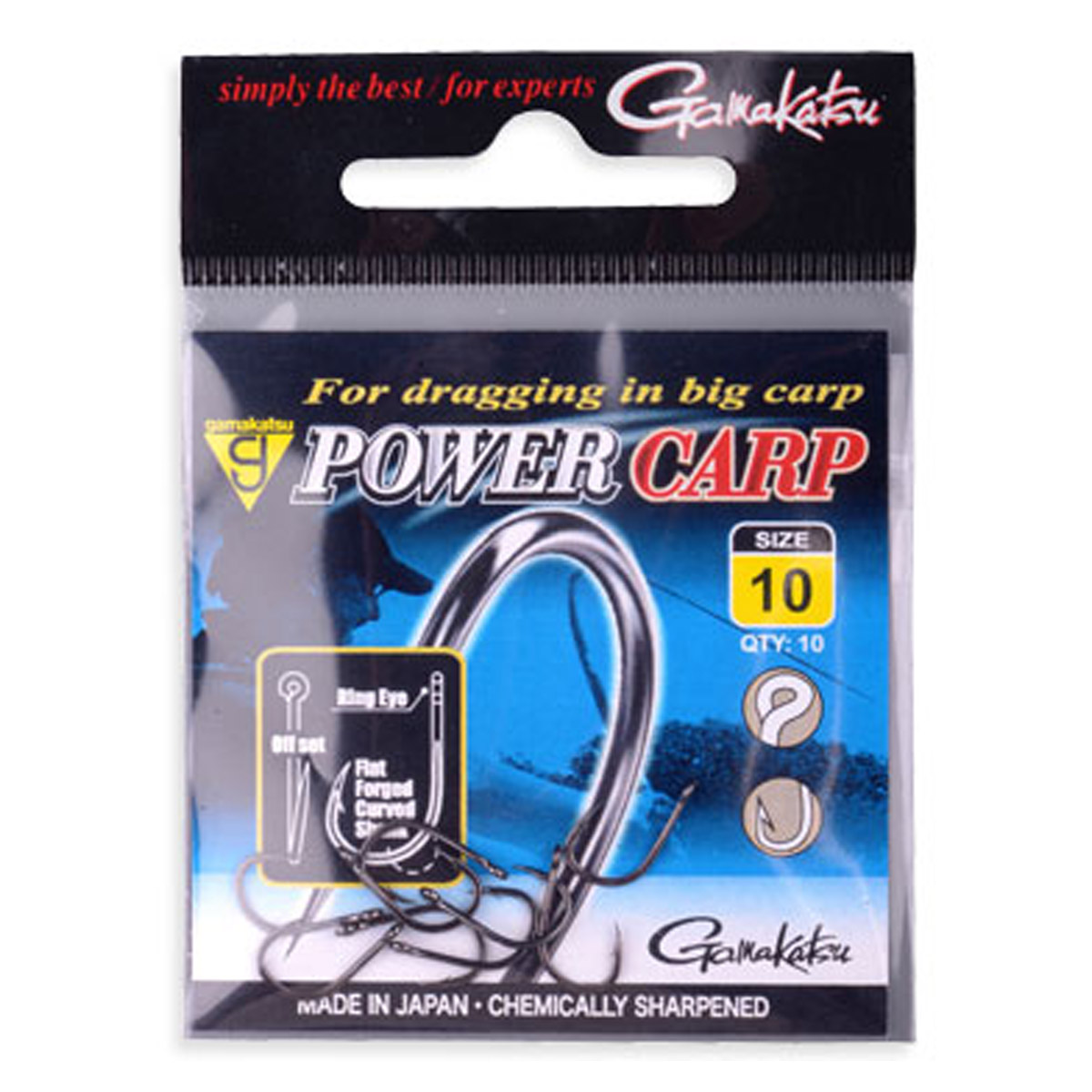 Gamakatsu Haken Power Carp  Ring Eye