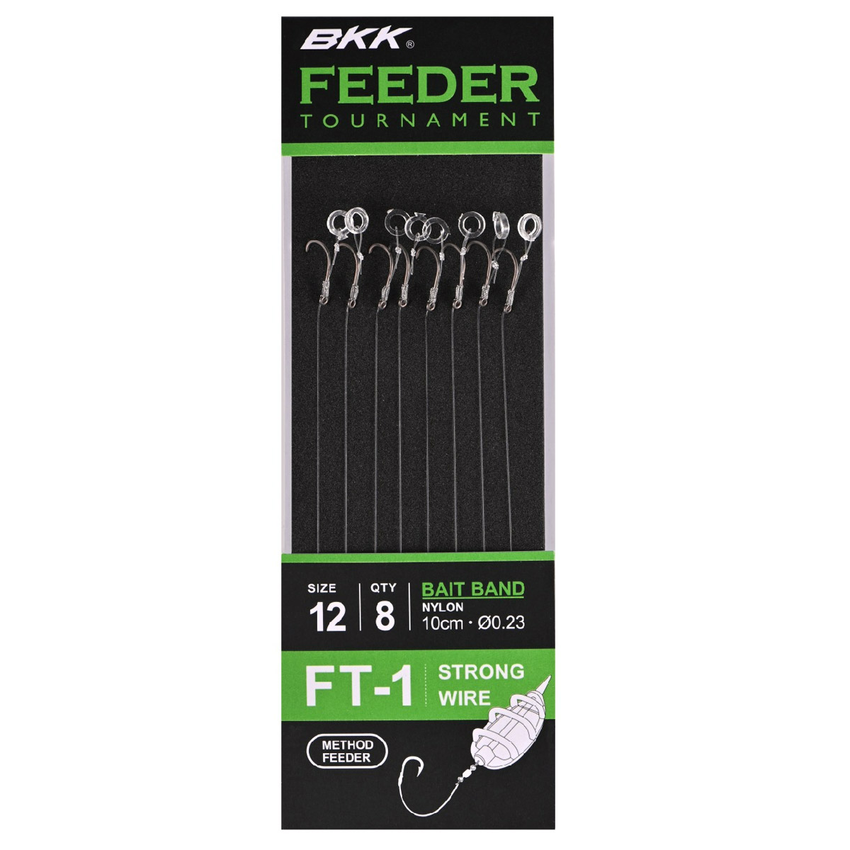 BKK Feeder Tournament FT-1 Bait Band Rigs