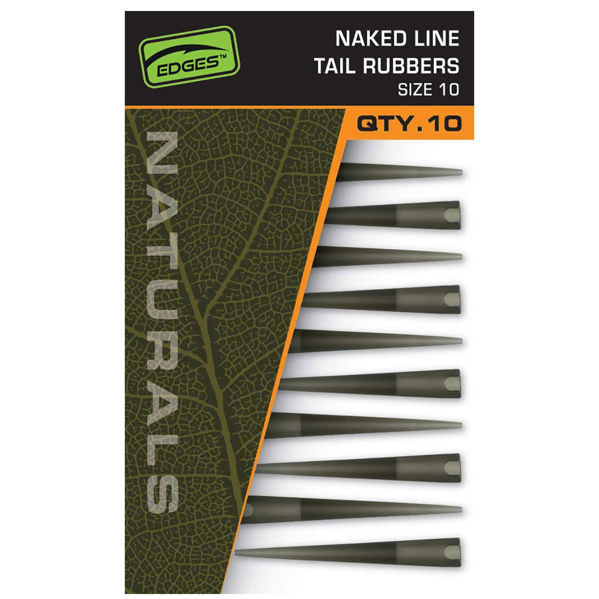 Fox Edges™ Naturals Naked Line Tail Rubbers Size 10