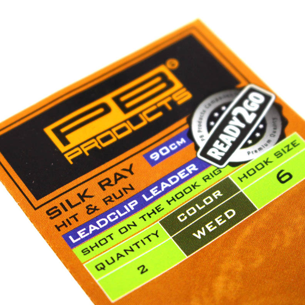 PB Products Ready2Go Clip SR Leader 90 / Shot On The Hook Rig Weed