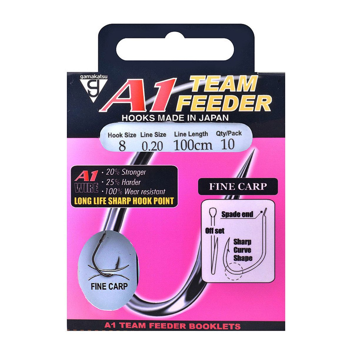 Gamakatsu Hakenboekje A1 Team Feeder Fine Carp