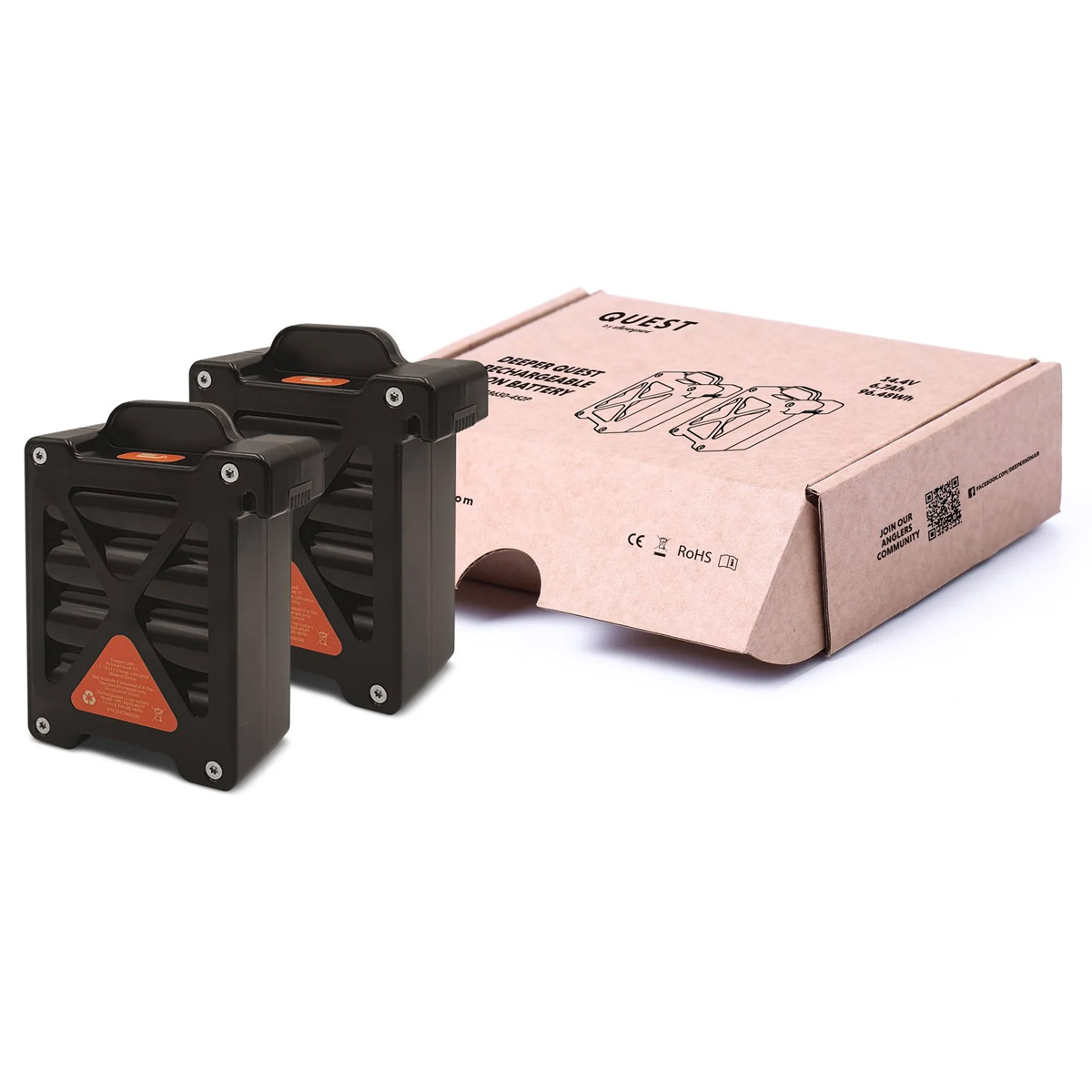 Deeper Quest Rechargeable Li-Ion Battery Set