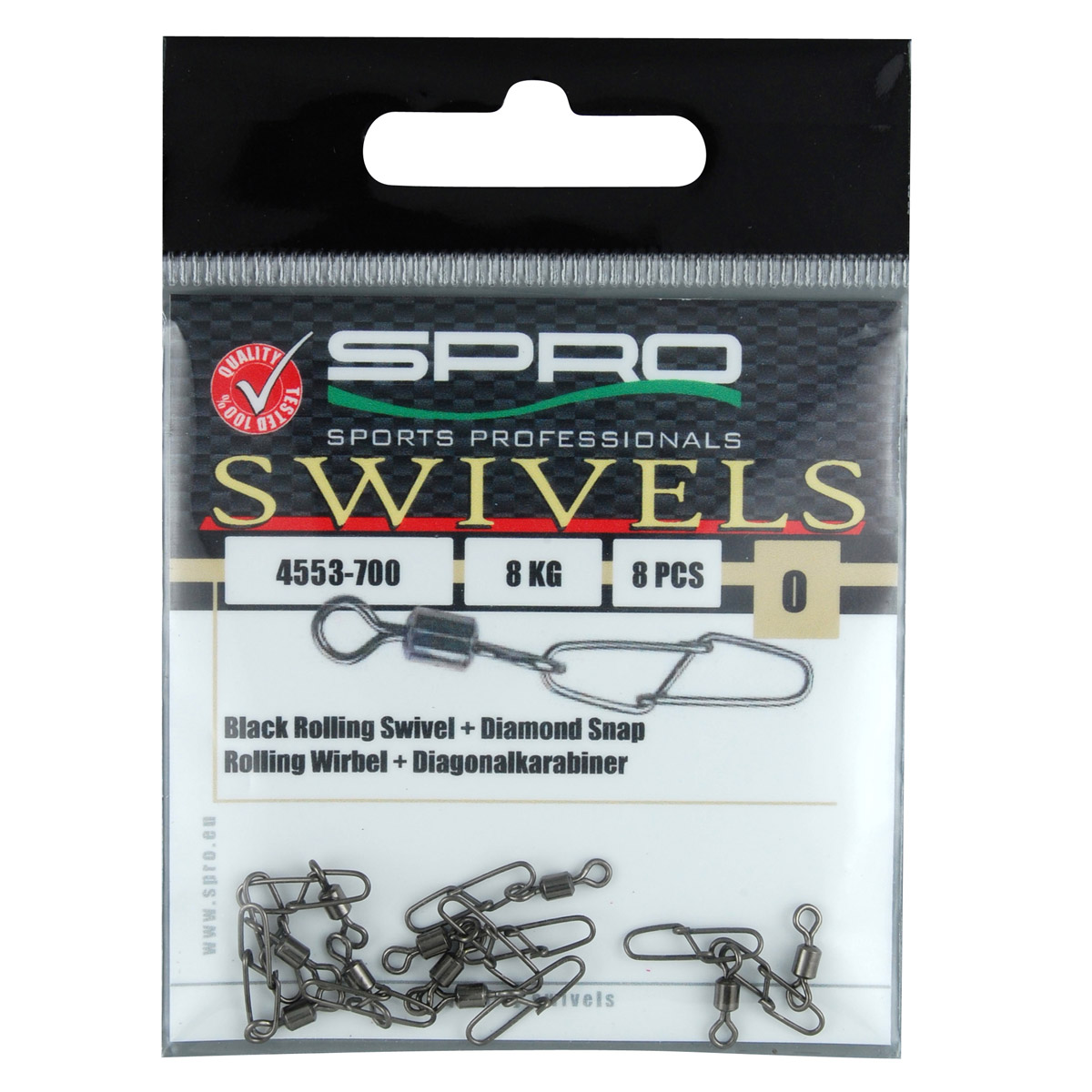 Spro Rolling Wartel met Diamond Snap