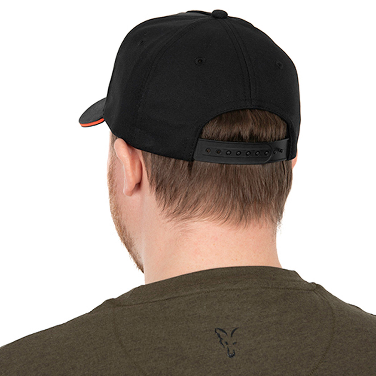 Fox Baseball Cap Black & Orange