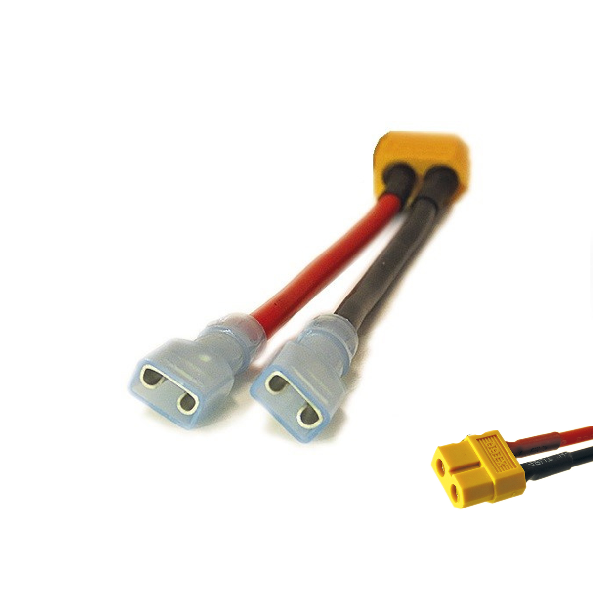 Jarocells XT60 Male Naar 6,3 mm blade connector Female