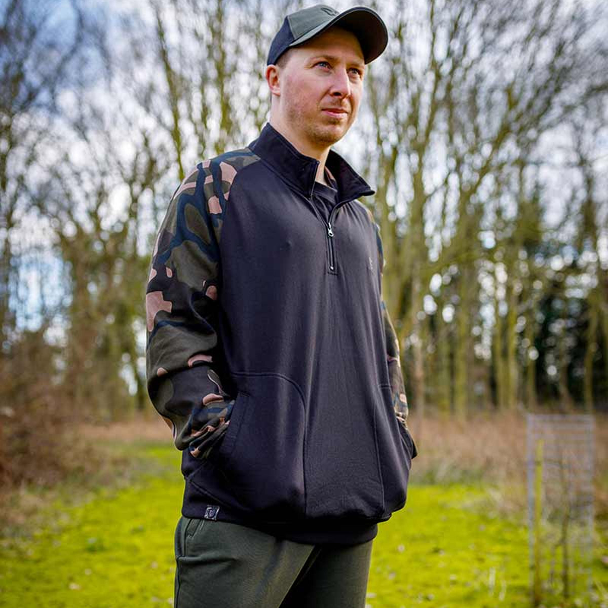 Fox Light Black/Camo QTR Zip