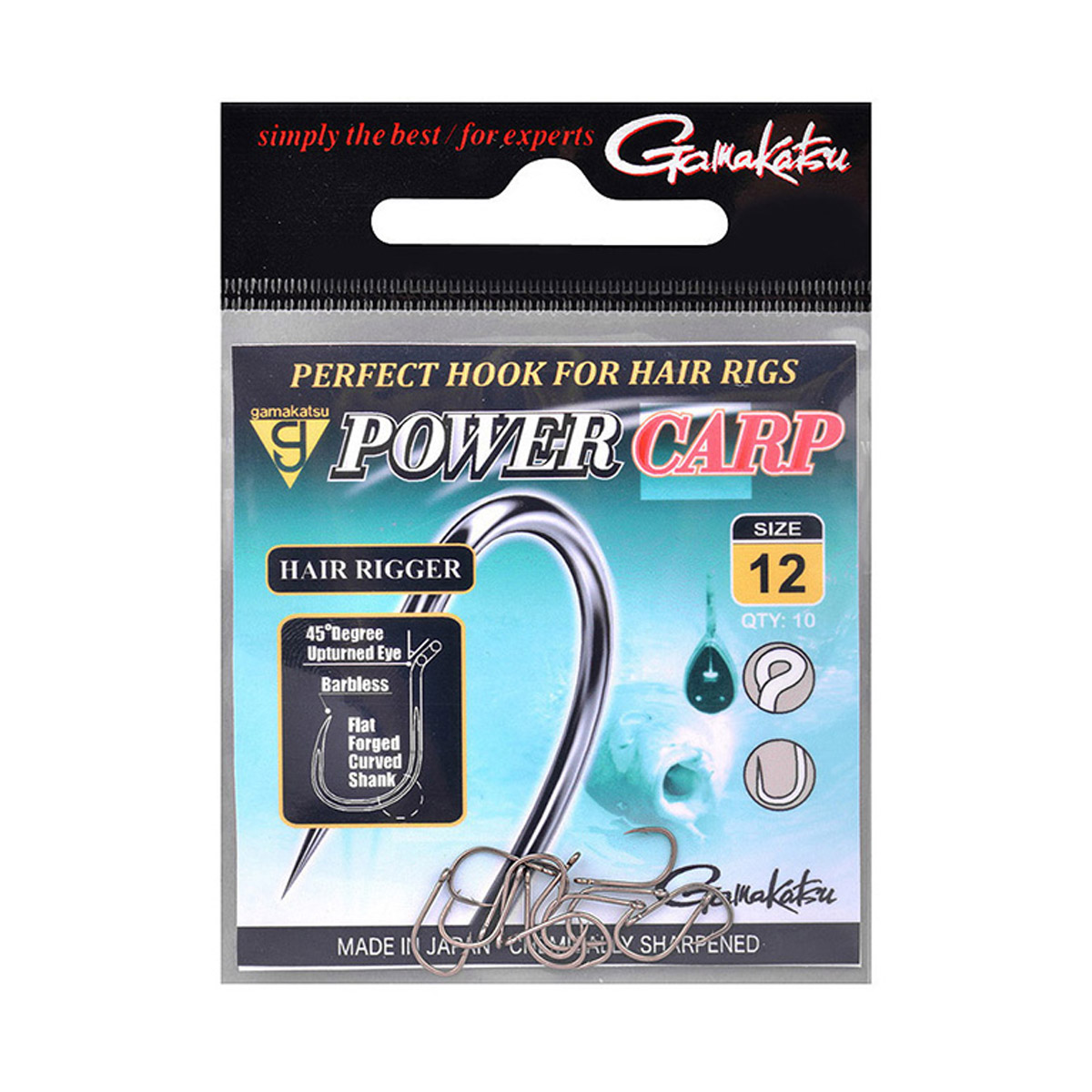 Gamakatsu Power Carp Hair Rigger Barbless