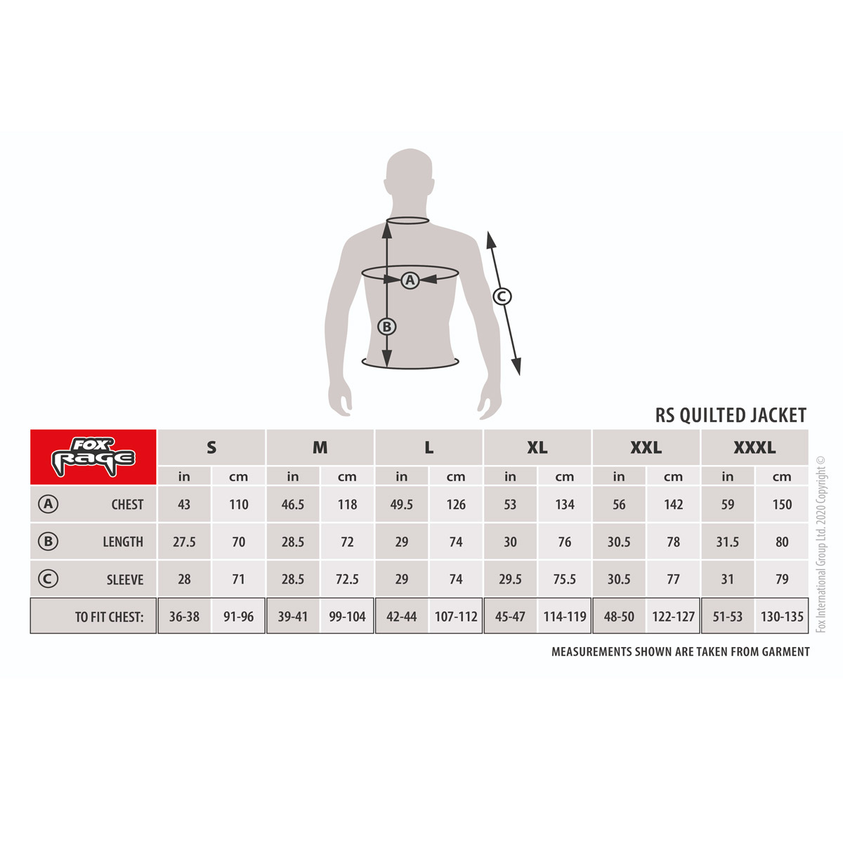 Fox Rage Camo Rip Stop Quilted Jacket