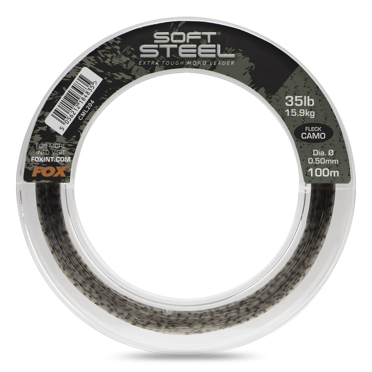 Fox Soft Steel Fleck Camo Leader