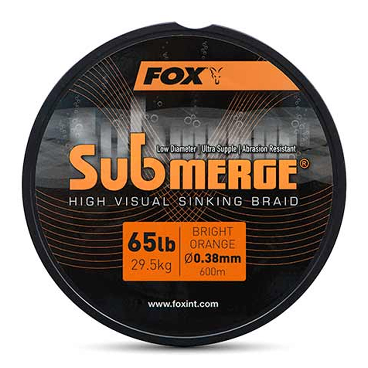 Fox Submerge Orange Sinking Braid 600 Meter