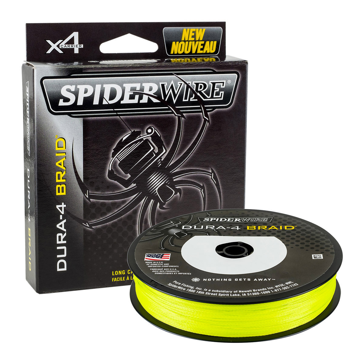 Spiderwire dura 4 Braid Yellow