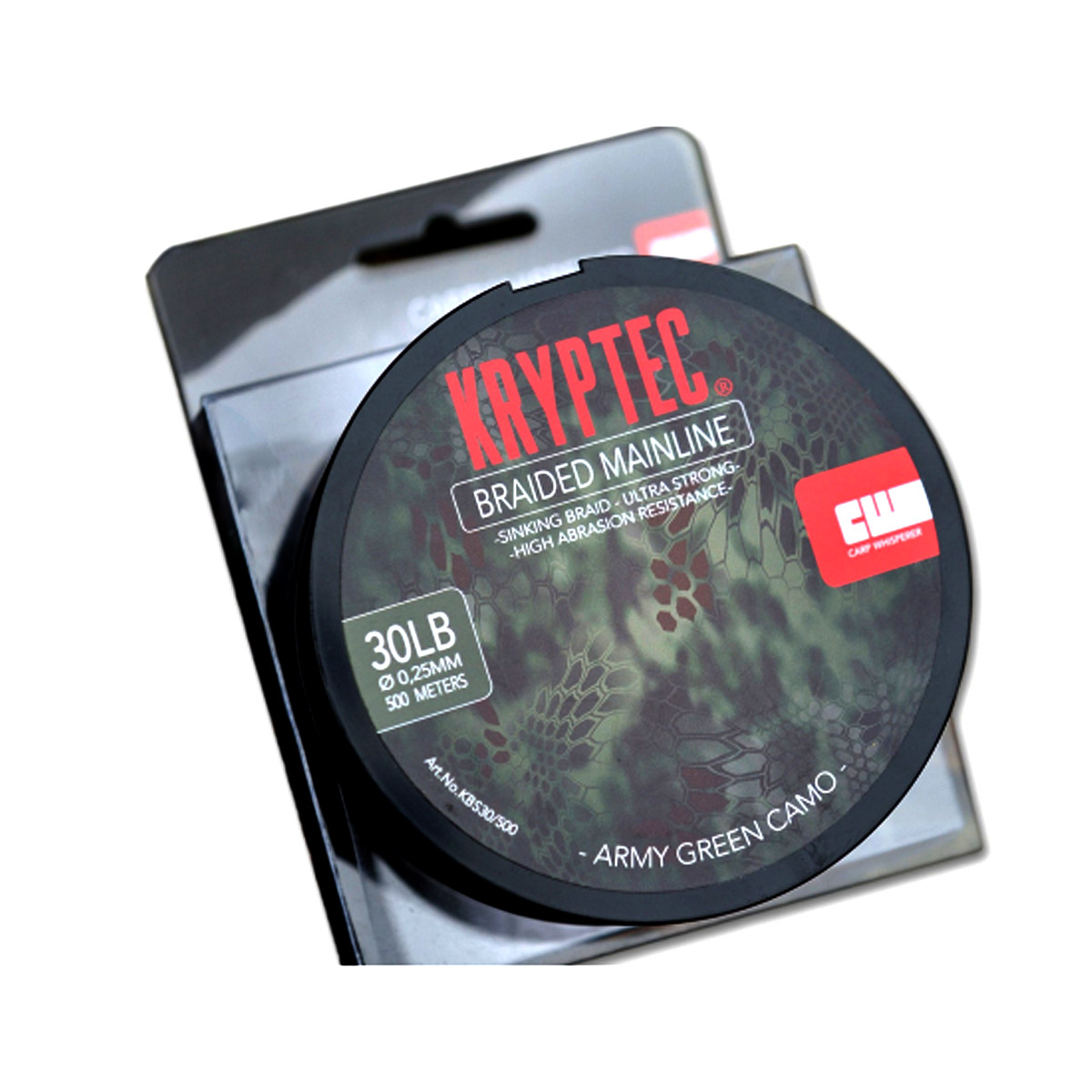 Carp Whisperer - Gevlochten lijn Zinkend - 30lb