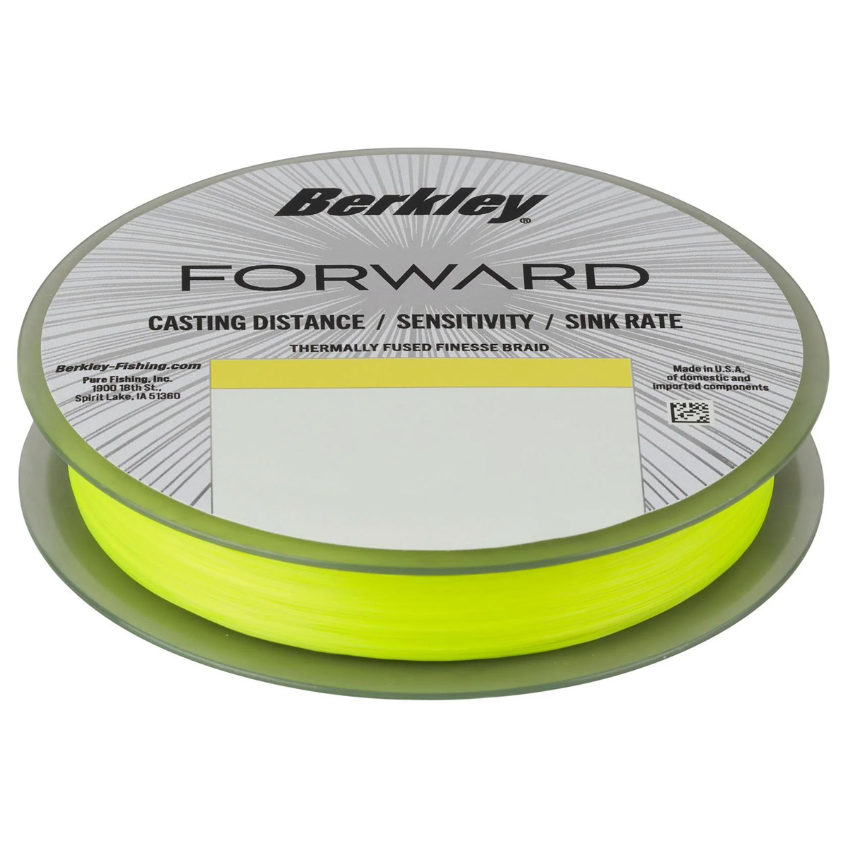 Berkley Forward Braid 150 Meter Flame Green