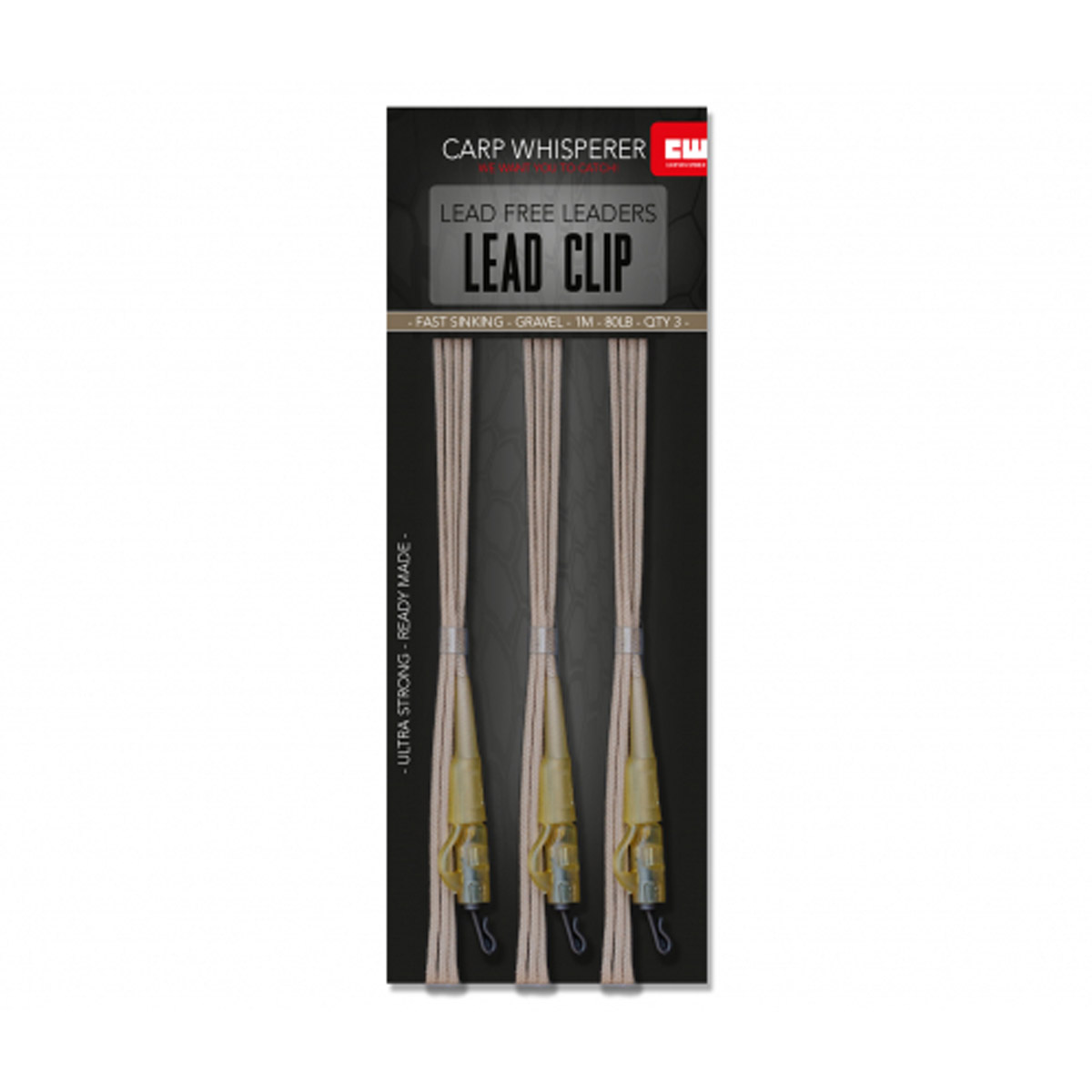 Carp Whisperer - Lead Clip Leader - 1 meter