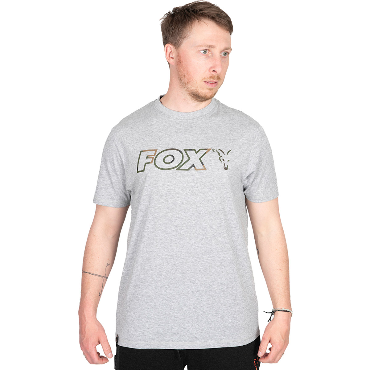 Fox LTD Light Weight Grey Marl T-Shirts