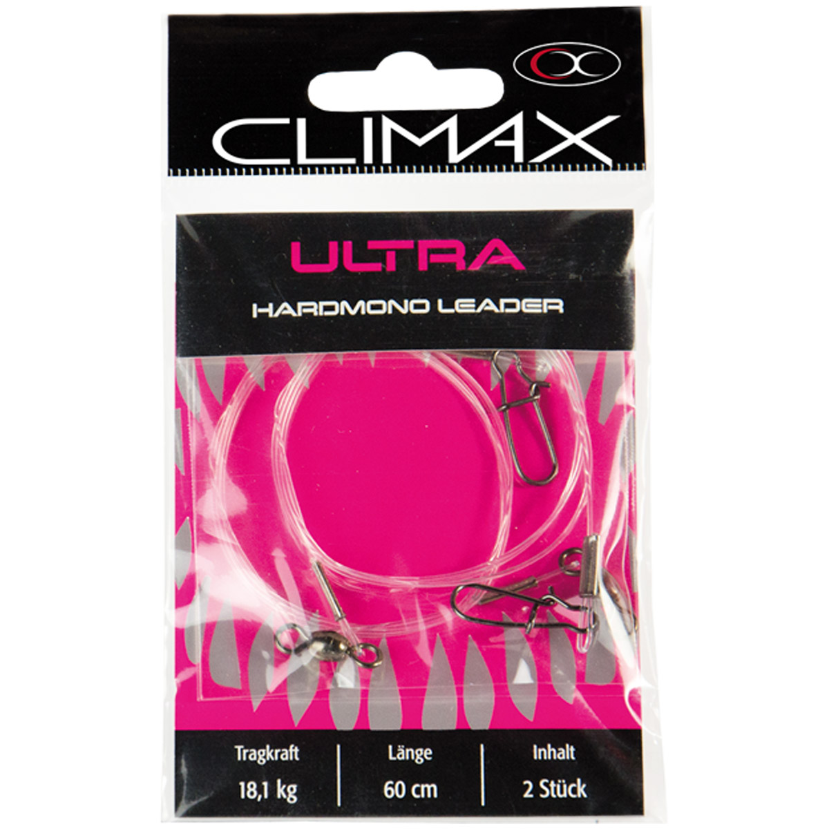 Climax Ultra Hard Mono Leaders 60 CM