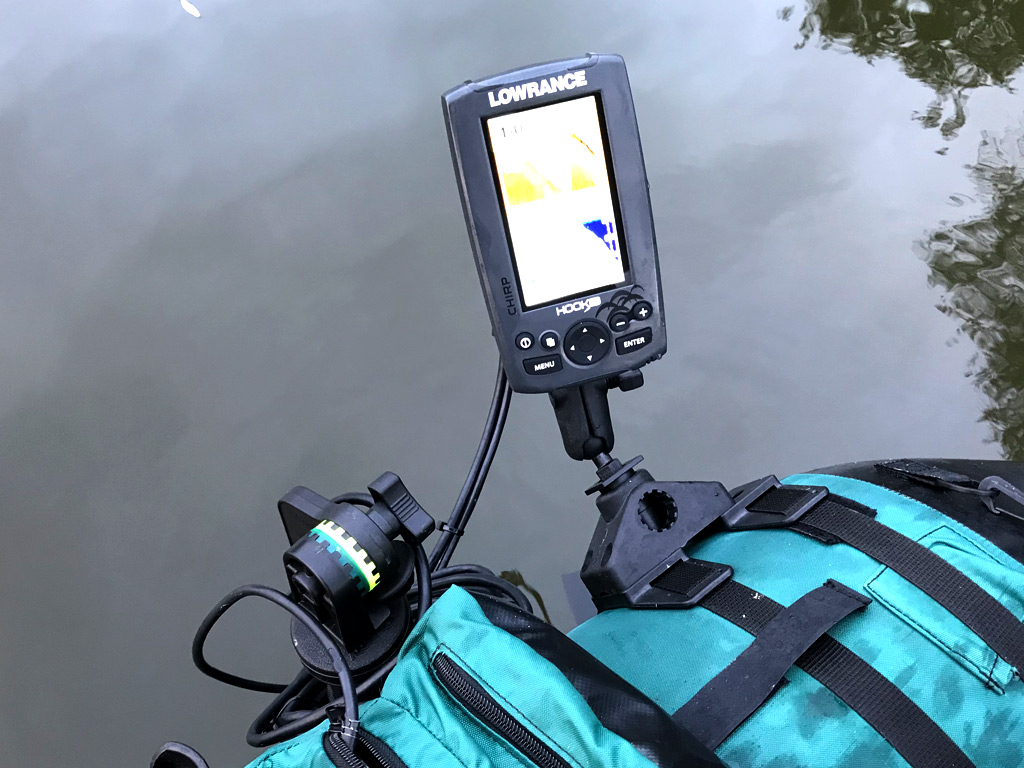 Mounts van Scotty voor op je bellyboat