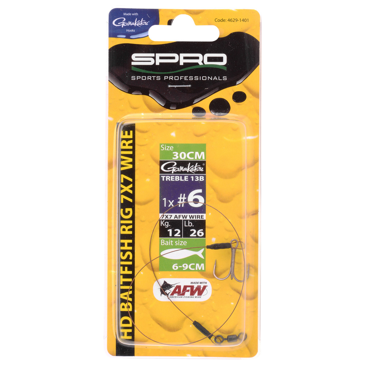 Spro Heavy Duty Baitfish Rig 7x7 AFW