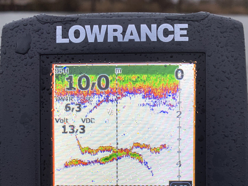 Een simpele dieptemeter voor het pelagisch vissen
