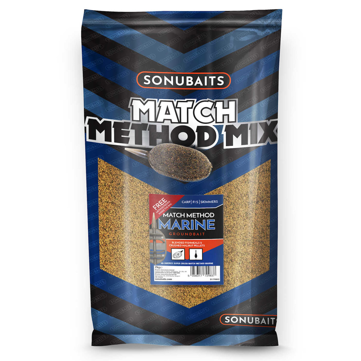 Sonubaits Match Method Marine Groundbait 2 KG