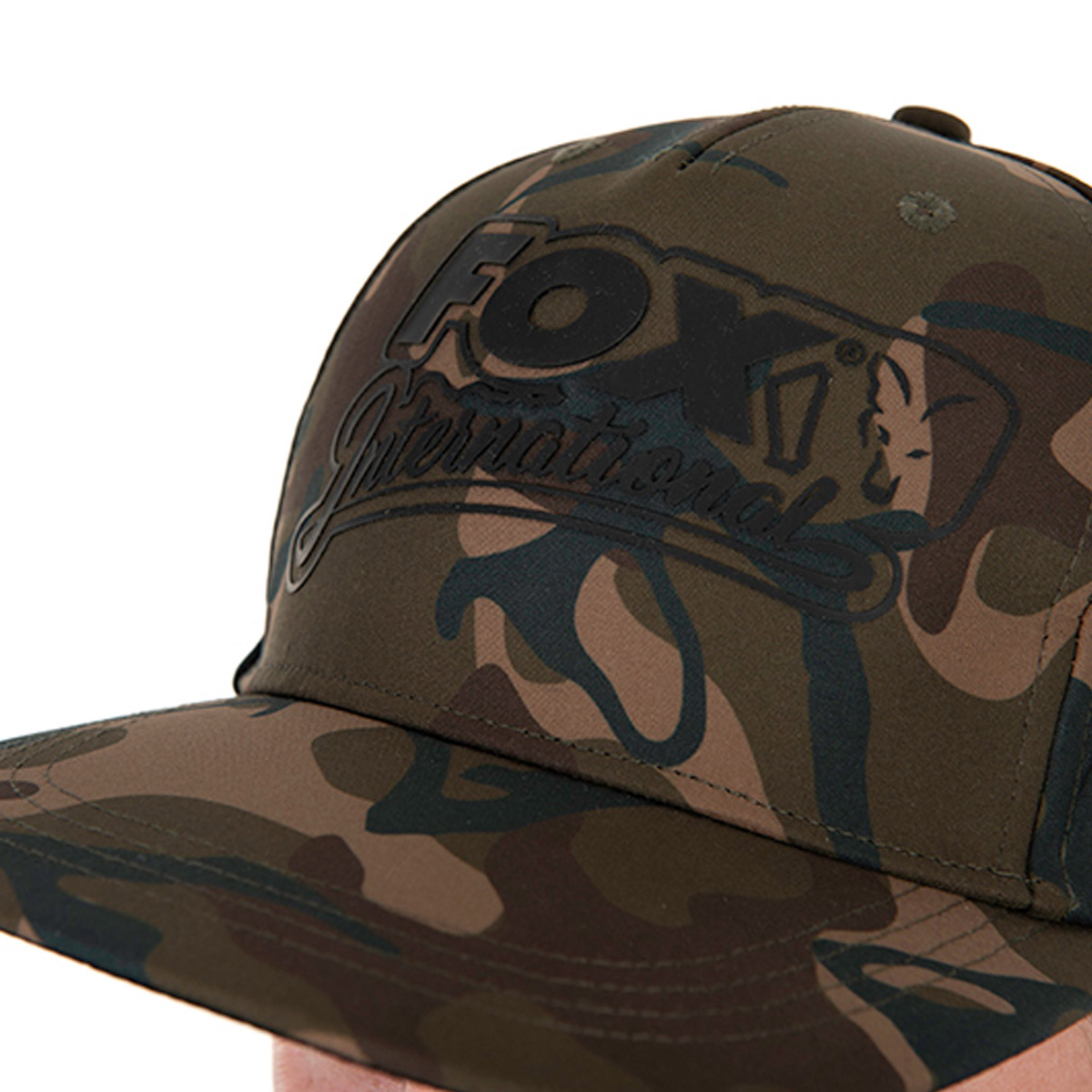 Fox Camo Flat Peak Snapback Cap