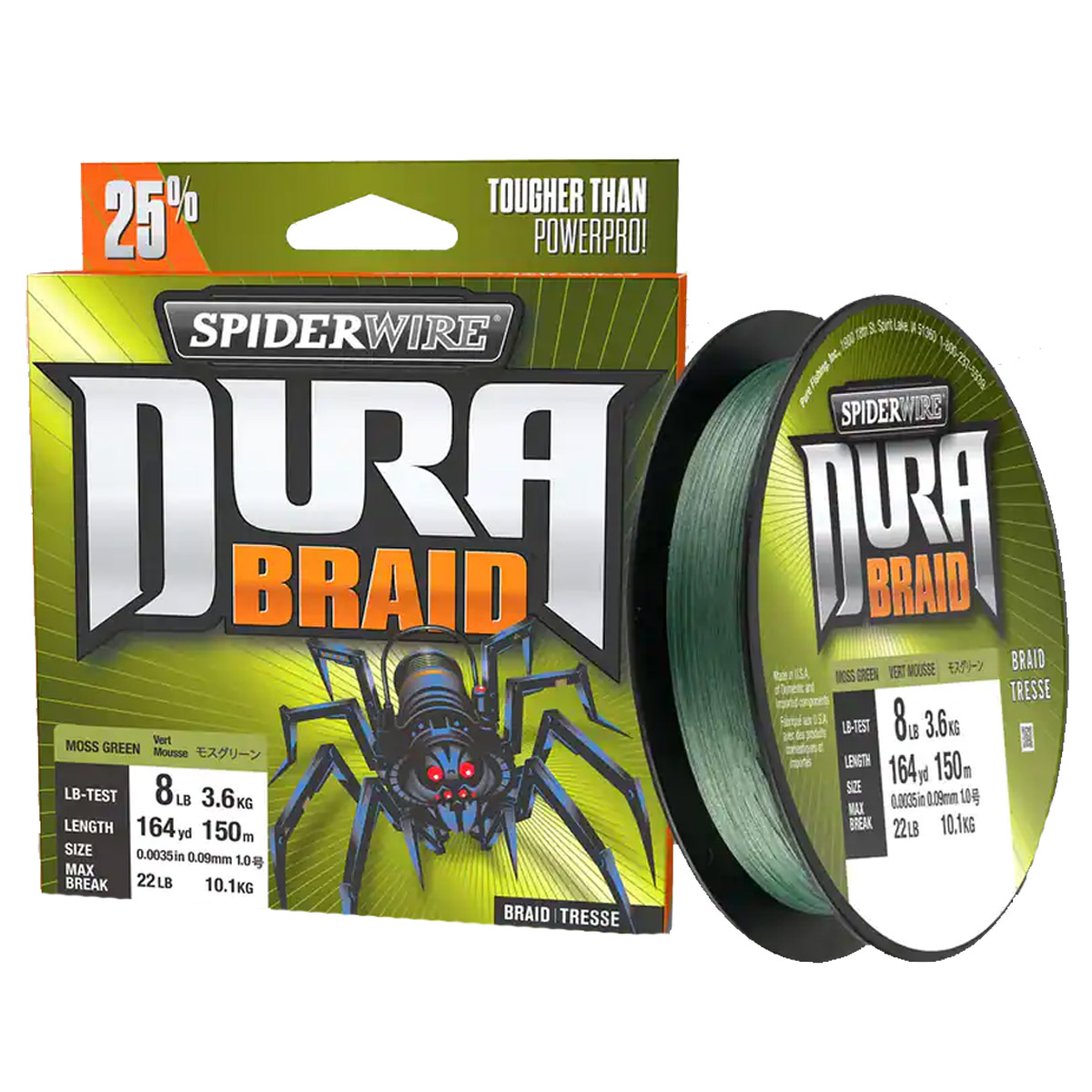 Spiderwire Durabraid Moss Green 275 M
