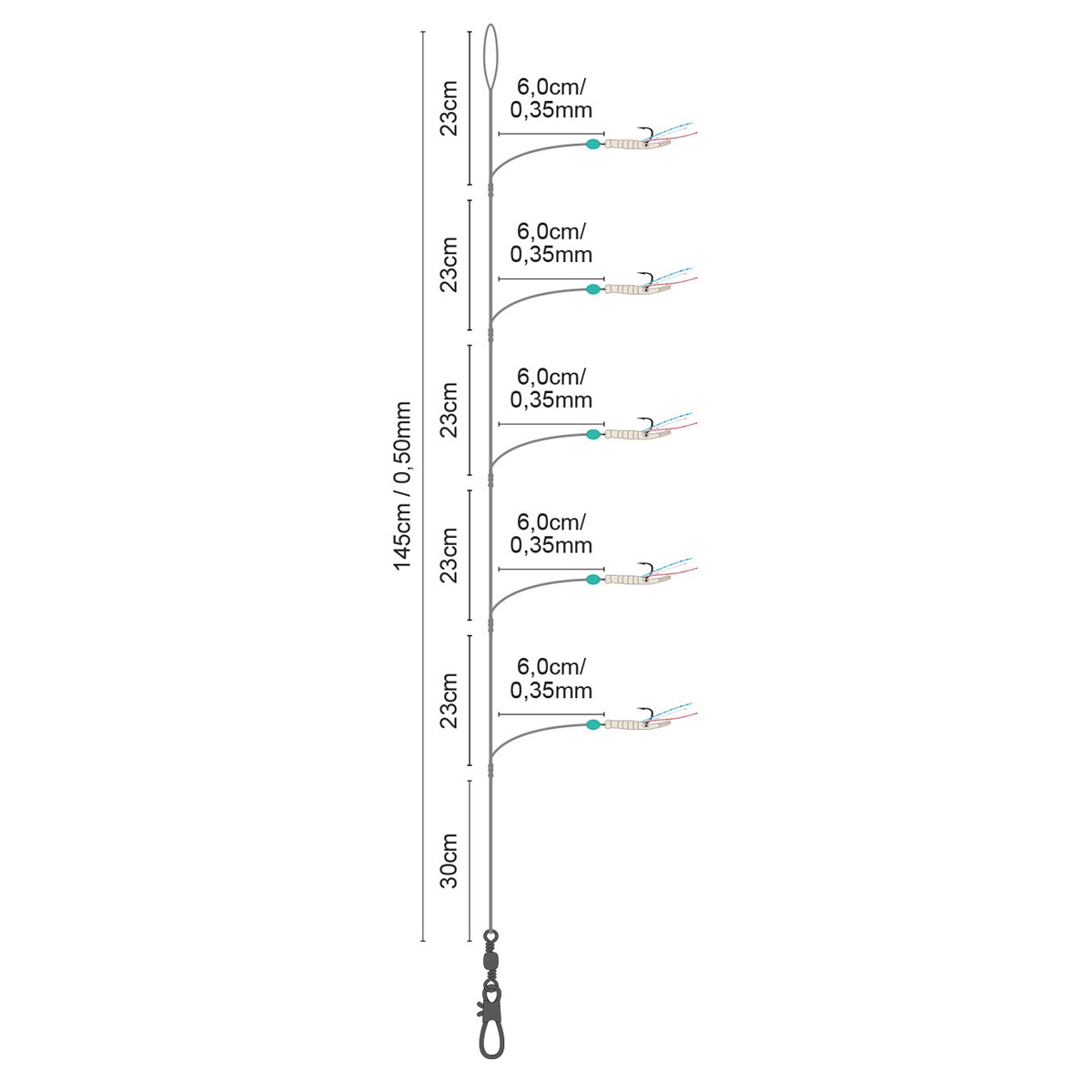 Spro 35 Salt Rig Shrimp Mackerel