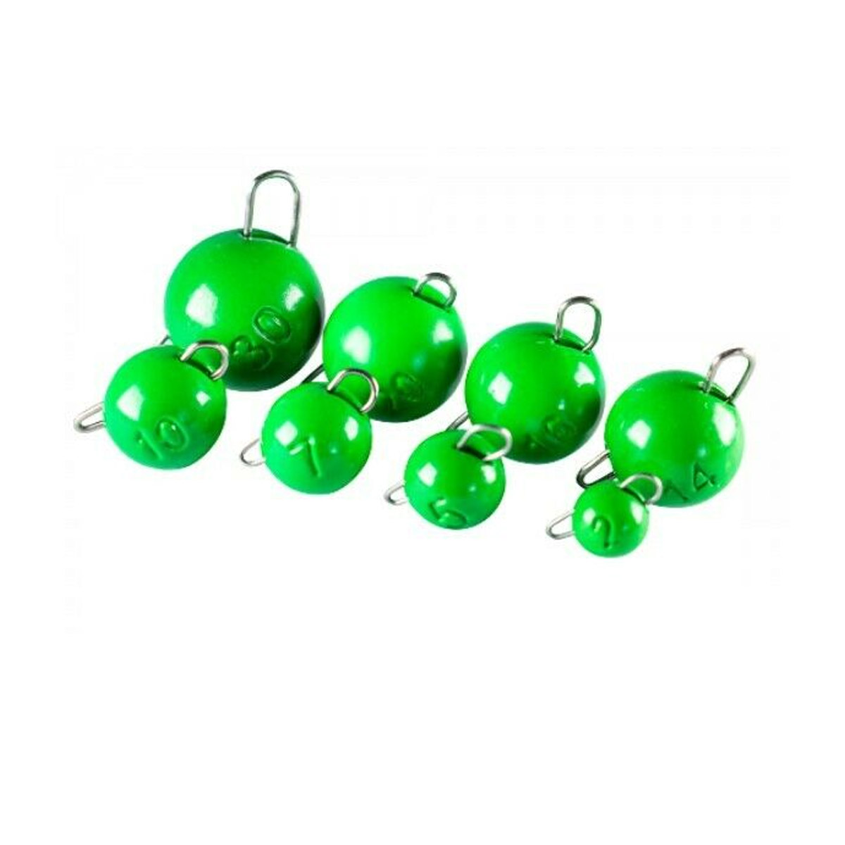 LMAB Tungsten Chebu Sinker Fluo Green
