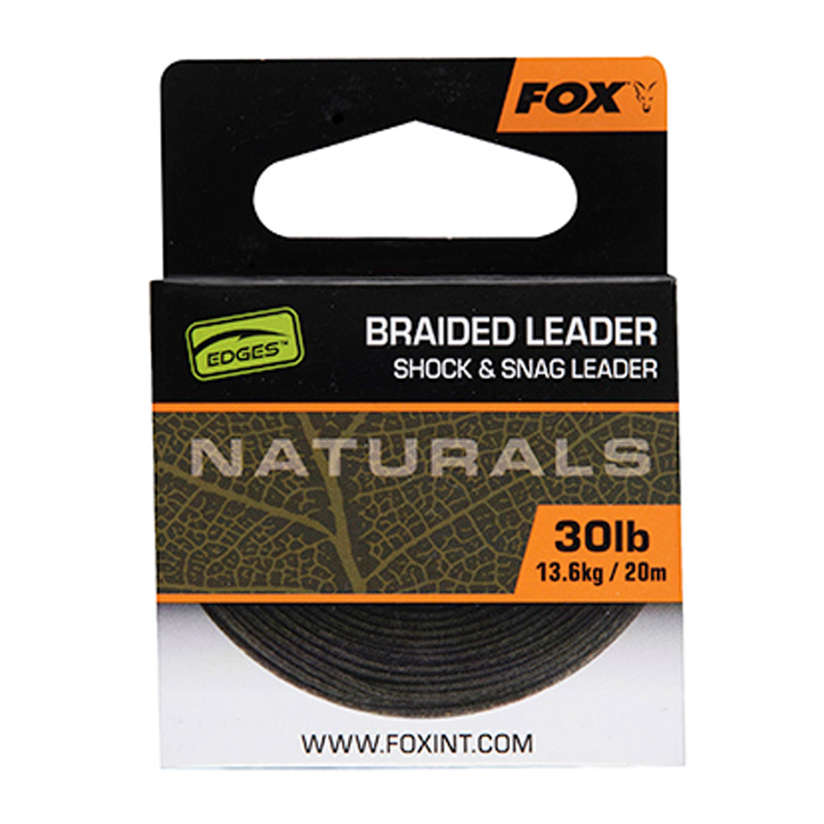 Fox Edges Naturals Braided Leader