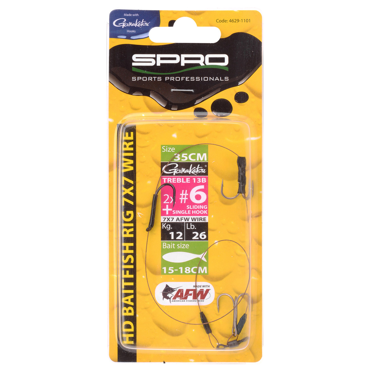 Spro Heavy Duty Baitfish Rig 7x7 AFW