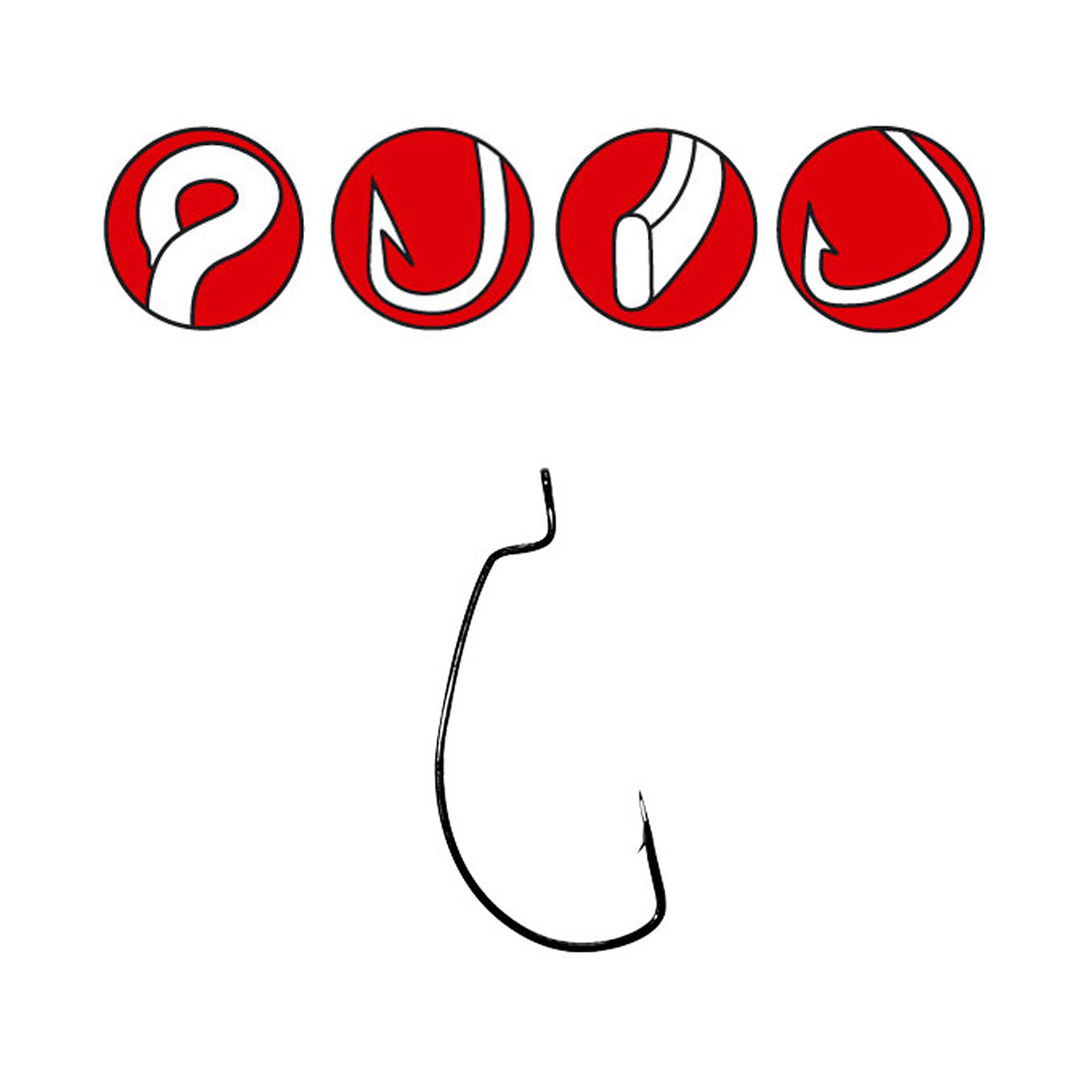 Gamakatsu Worm Offset EWG