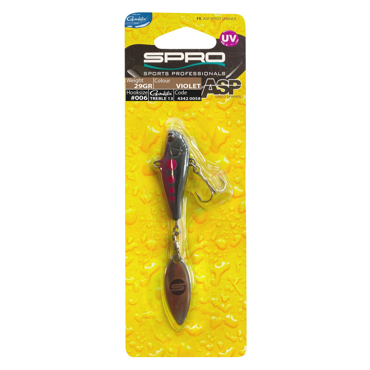 Spro Asp Speed Spinner UV 29 Gram