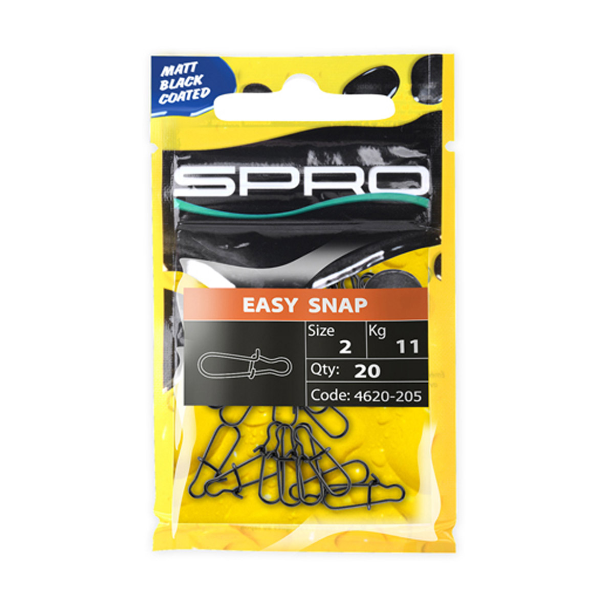 Spro  Matt Black Easy Snap
