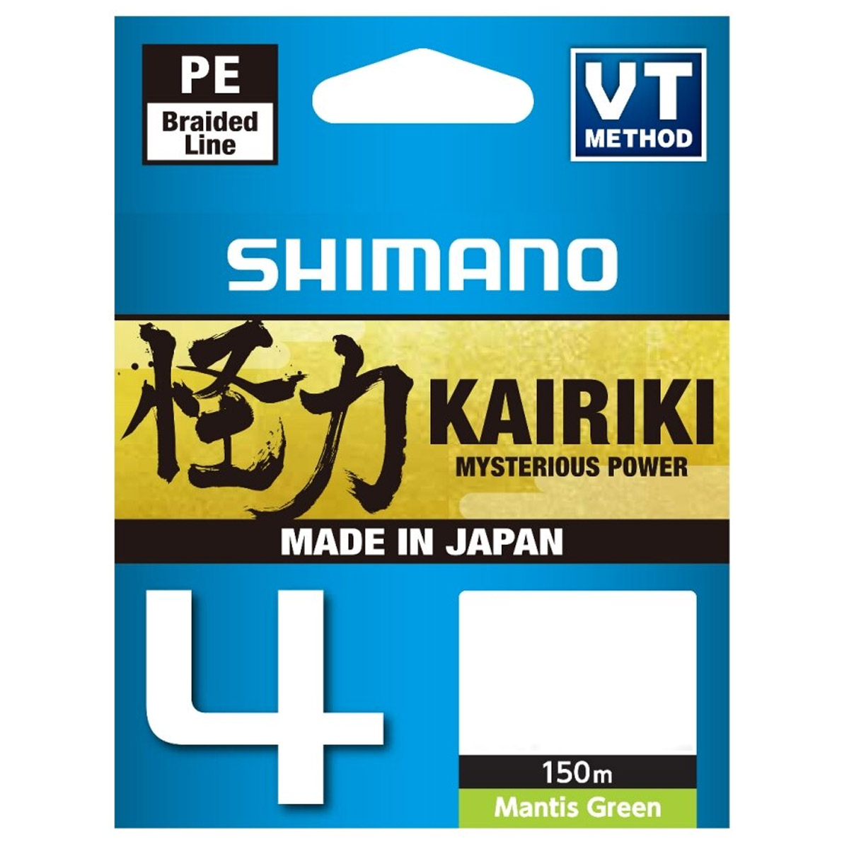 Shimano Kairiki 4 150 meter Mantis Green
