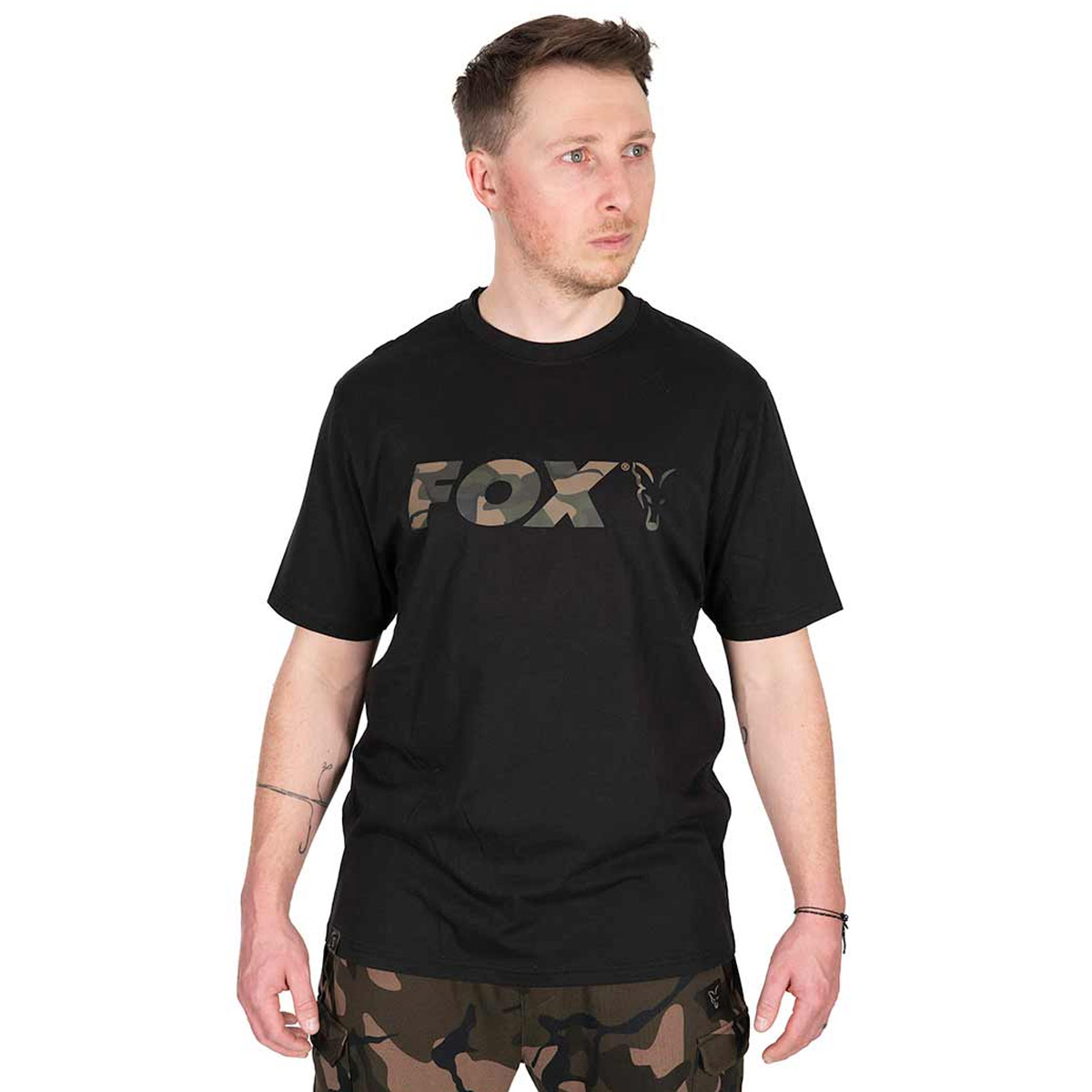 Fox Black/Camo Logo T-Shirt
