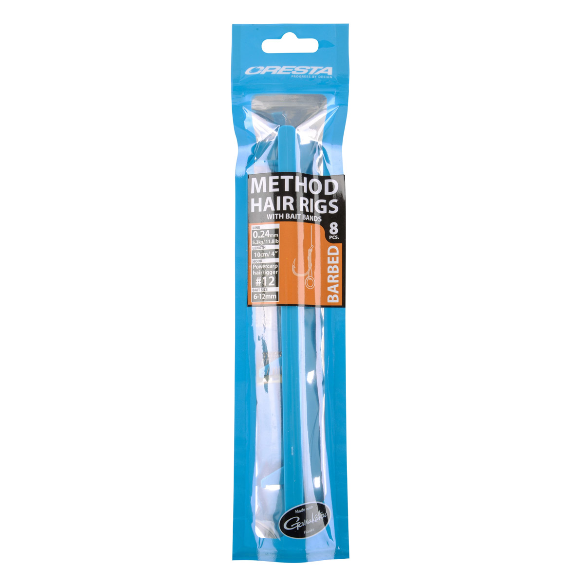 Cresta Method Hair Rigs + Band Barbed