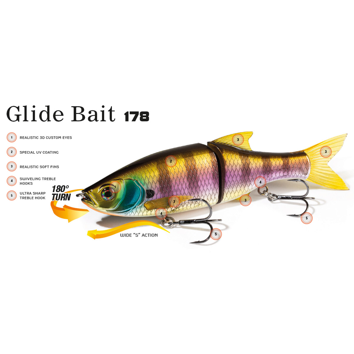 Molix Glide Bait 178 Slow Sinking
